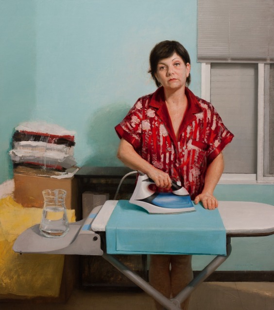 "Woman ironing (my mother)"