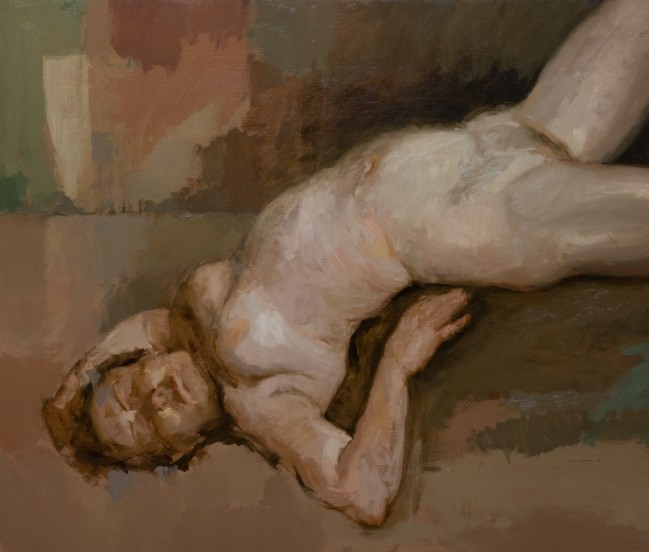 "Desnudo diagonal"